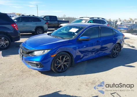2019 Honda Civic Sport из США, поврежденный, VIN 19XFC2F82KE015264